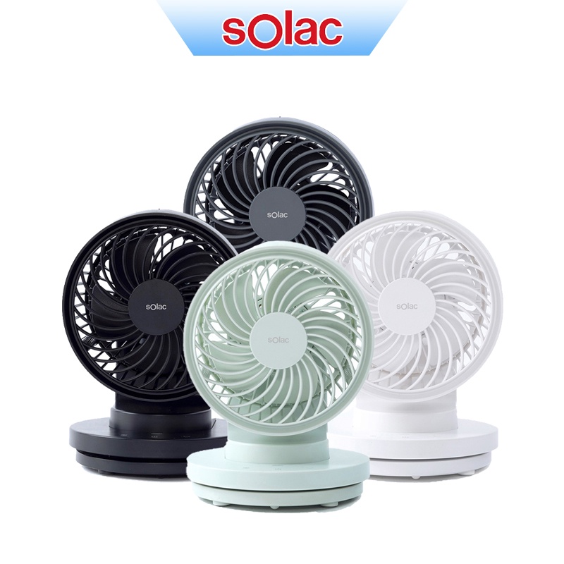 sOlac 6吋 DC無線行動風扇 SFA-F01(四色)