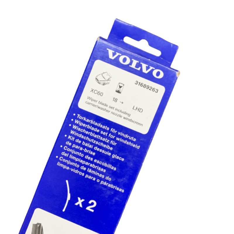[GoParts] Volvo New XC60 前檔 後檔 雨刷片 原廠盒裝 雨刷 一組兩支