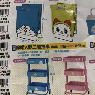 7-11 哆啦a夢 萬用收納籃 黃