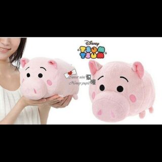 夏瞳✿ zakka鄉村雜貨✿✿♡ ╰☆迪士尼TSUM TSUM 疊疊樂 火腿豬M號 玩偶午安抱枕☆╮現貨