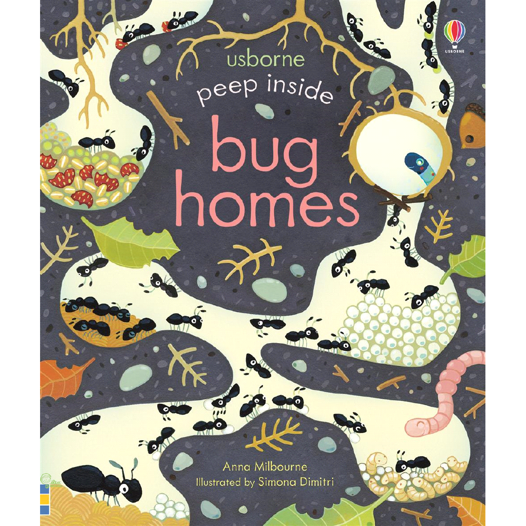 Peep Inside Bug Homes 瞧瞧看翻頁操作書：昆蟲世界（外文書）
