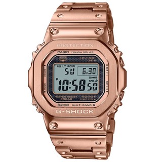 CASIO 卡西歐G-SHOCK GMW-B5000GD-4 搭載藍芽連線功能及世界六局標準電波腕錶/玫瑰金43.2mm