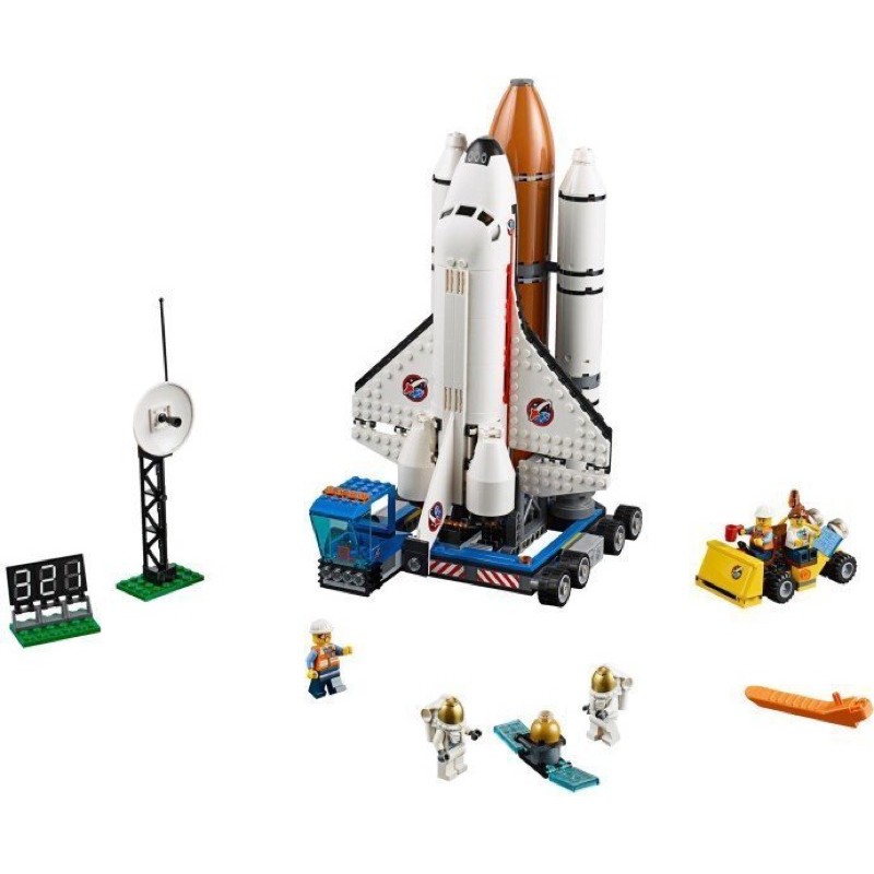 ［二手］LEGO 樂高積木CITY系列 城市系列-#60080太空梭火箭