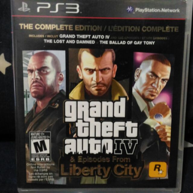 二手 PS3 俠盜獵車手4 年度完整版 美版英文  gand theft auto GTA4 Liberty city