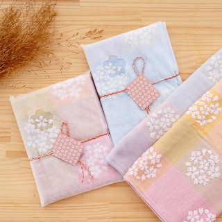 【星紅織品】日本今治系列 - 日本銷售第一藤高今治認證 - 櫻花毛巾 - 兩色