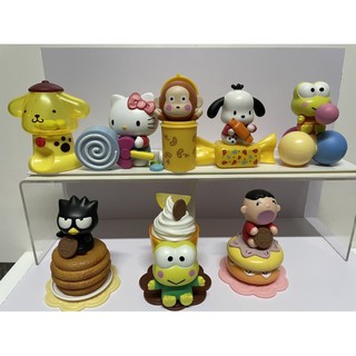 家樂福 (萬家福）Hello kitty 甜蜜聯萌第一、二波 蜜糖 甜點系列 模型 玩具公仔-指定款