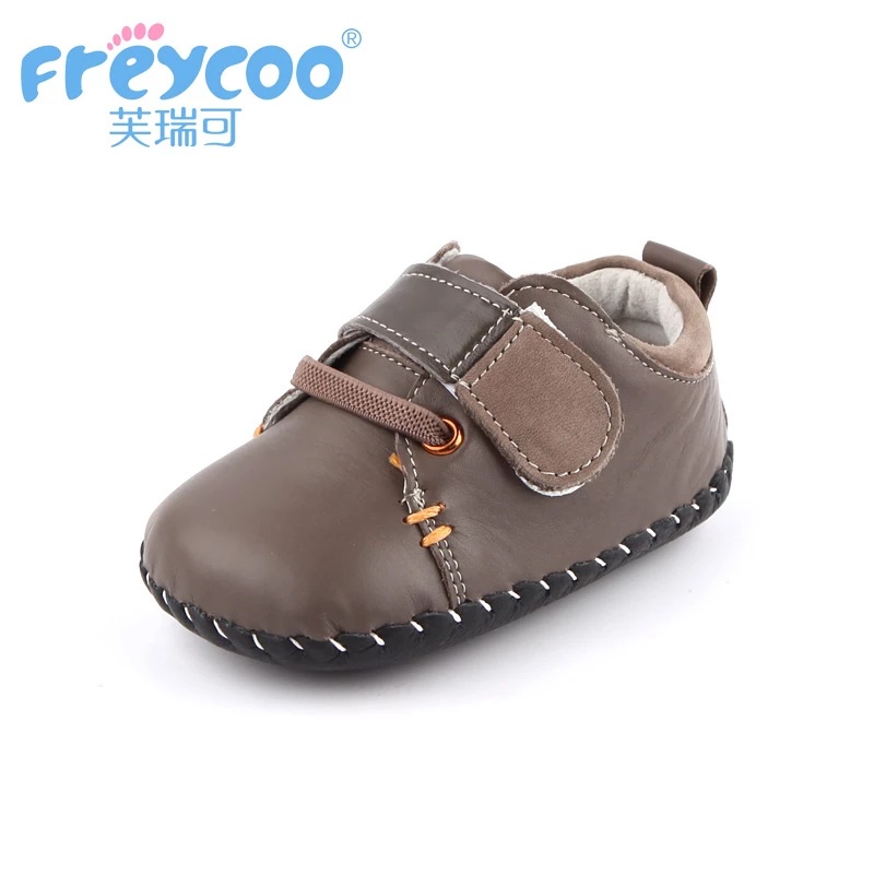 Freycoo 幼兒真皮學步鞋第一階 防滑薄膠軟底舒適寬楦嬰兒鞋 Dexter Infant Shoes 13cm