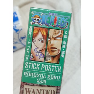 ONE PIECE 航海王 海賊王 懸賞圖海報組 木棉花 索隆 娜美