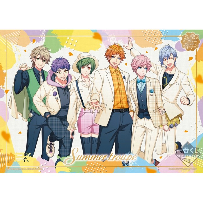 ~出清小館~日版現貨A3! A3 夏組一番賞B賞帆布畫皇天馬瑠璃川幸 