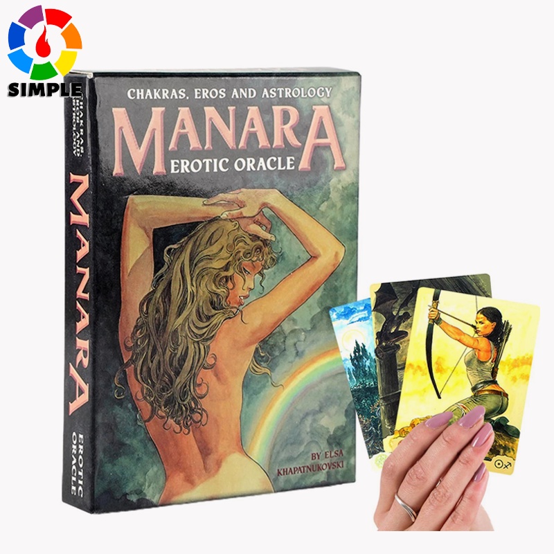 英文Manara Erotic oracle cards 玛娜拉神谕卡游戏卡牌