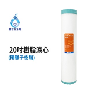【麗水生活】20英吋大胖 陽離子 軟水樹脂濾芯 樹脂 20"濾心 全戶過濾 水塔過濾 商用 餐飲 淨水器 濾水器