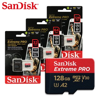 Gopro 官方驗證記憶卡sandisk A2 128g 64g Microsdxc 公司貨 終身保固 穩定可靠 蝦皮購物