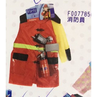 阿明小舖-萬聖節.萬聖節衣服.服裝.派對.舞會.表演.道具.兒童.消防員,"中國製造"