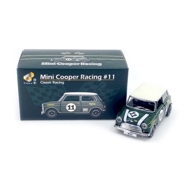 [玩三工作室] Tiny 微影 香港 #11 合金模型車  Mini Cooper Racing