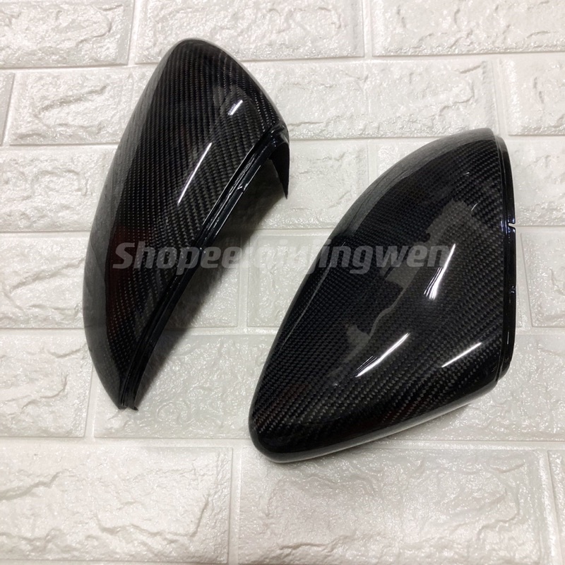Golf7-7.5正碳纖維後照鏡殼（替換型）免交換直接買斷！