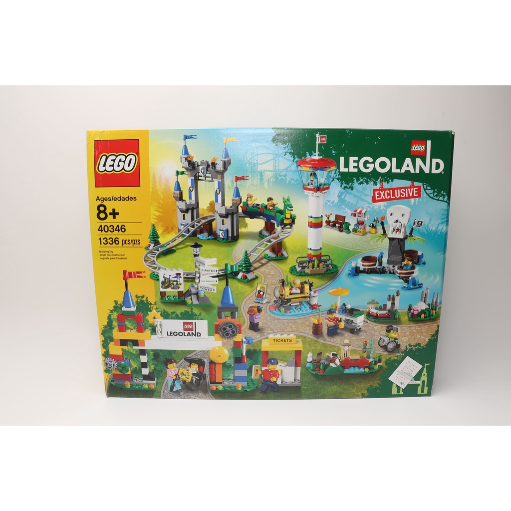 二手 限量 LEGO 40346 樂高樂園 丹麥比隆  9成5新 2021購入，有盒損  介意勿下單，感謝。