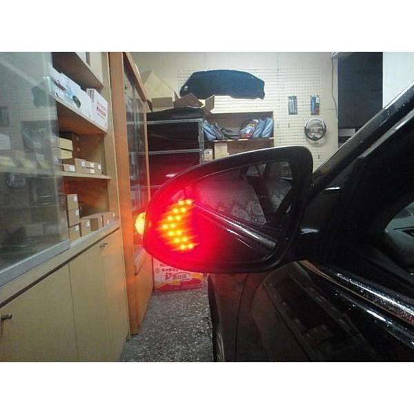 明耀汽車~豐田2014~2018 VIOS 三代專用鍍鉻雙箭頭LED方向燈後視鏡片(專用卡榫式)