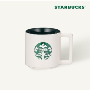 [Ready Stock] Starbucks 韓國奶油警笛方形馬克杯 355ml