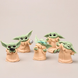 5 件套星球大戰 S.H. Figuarts The Mandalorian Baby Yoda 娃娃玩具裝飾