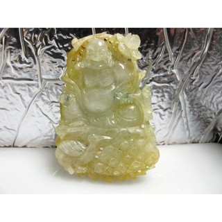 阿姨說珠寶 晶玉坊天然緬甸玉A貨黃翡翠彌勒佛