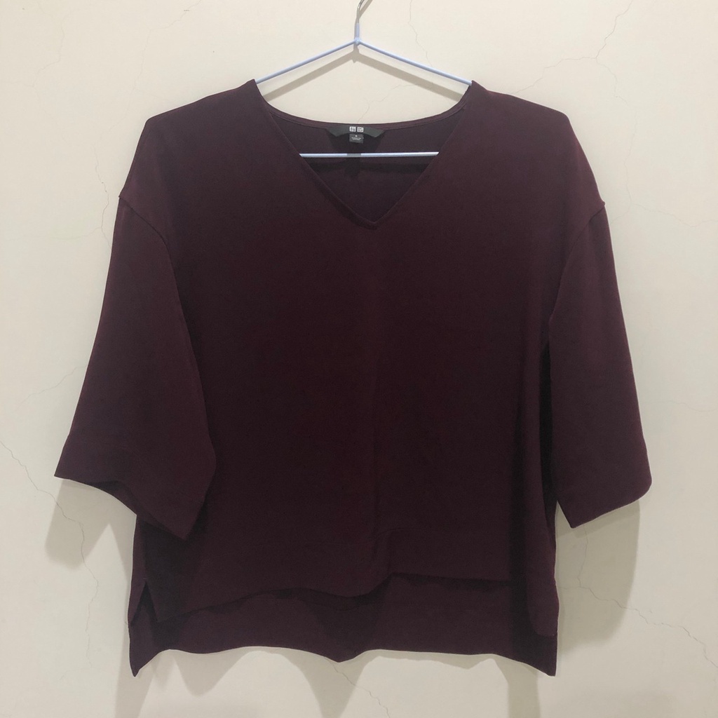 Uniqlo 雪紡v領的價格推薦 21年10月 比價比個夠biggo