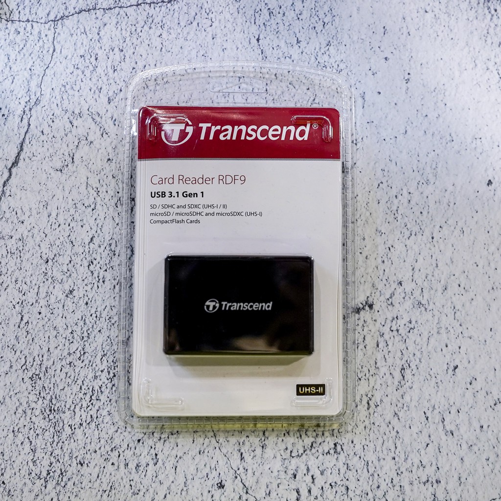 TRANSCEND 創見 RDF9 USB 3.1/3.0 UHS-II讀卡機 含稅附發票