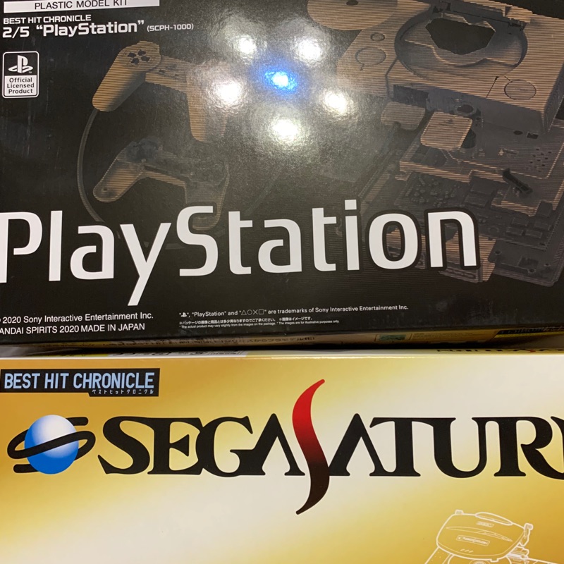 『離婚清回憶專區』BANDAI-Sony-PS1、Sega-Saturn主機模型👍