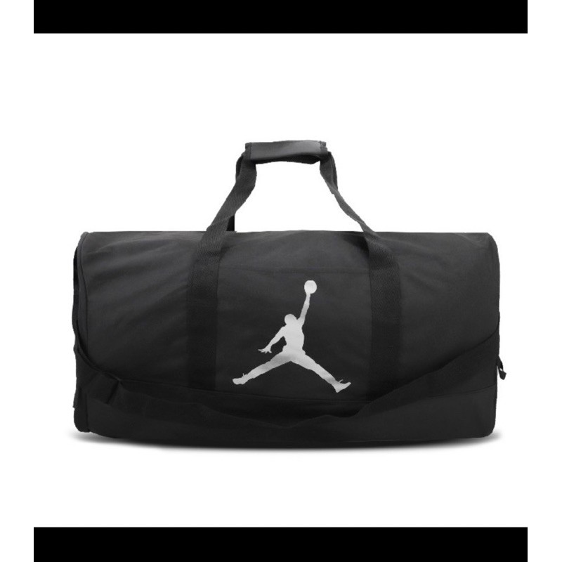 NIKE Jordan 喬丹黑色行李袋 背包（有背帶）