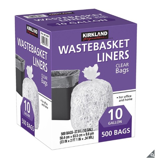 #87507💗好市多線上代購💗科克蘭 垃圾袋 37.8公升500入 抽取式垃圾袋 不易破裂