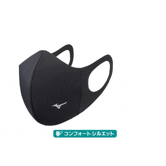 MIZUNO 運動用口罩(非醫療用) 黑色