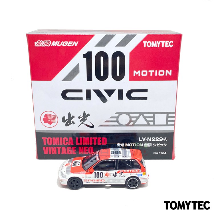 『 單位日貨 』現貨 日版 正版 TOMYTEC 1/64 LV-N229a 本田 無限 MOTION 出光 合金 小車