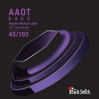 BlackSmith 貝斯弦 AAEB45105 碳纖維 AAOT 厚包膜 34吋 4弦 韓國品牌【他,在旅行】