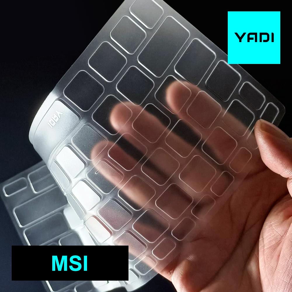YADI MSI WS66 10TK 系列專用超透光鍵盤保護膜