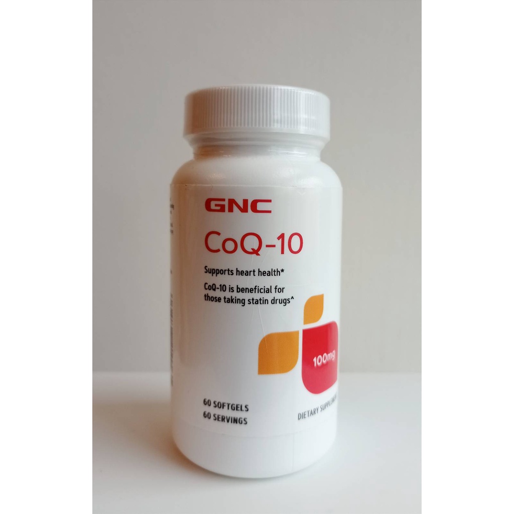 ★現貨一罐★ GNC Q10 健安喜輔酶CoQ-10  Coenzyme營養軟膠囊 100mg*60粒 只有一罐