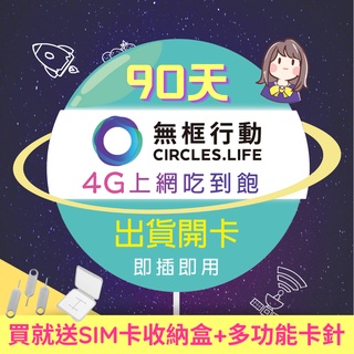 【中華電信🎆限時特賣】無框行動4G網絡卡 買60天送30天吃到飽★上網不降速 ★不必再繳 不必儲值★三合一卡片適用各式手機