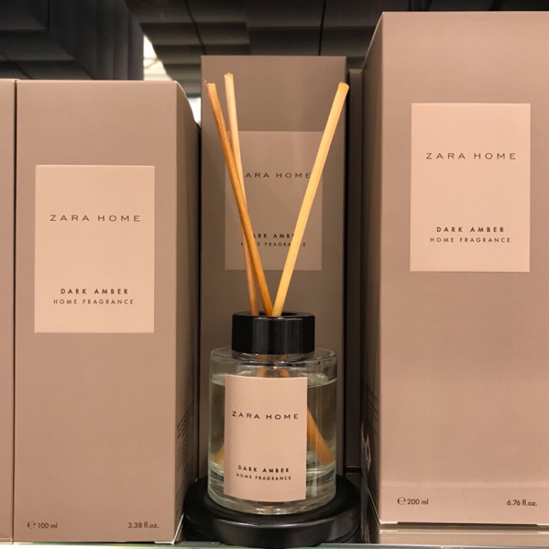 Zara Home Dark Amber 琥珀居家香氛擴香聖誕禮物聖誕節交換禮物 蝦皮購物