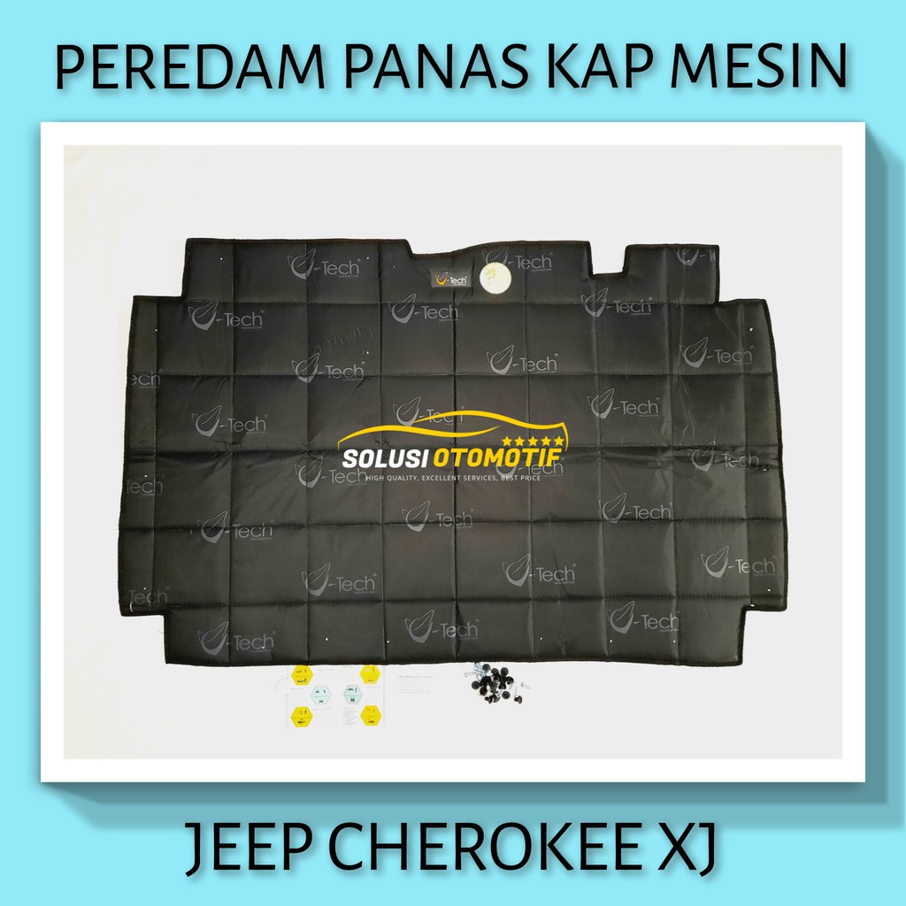 Mesin Jeep CHEROKEE XJ VTECH Ori 吸熱保護罩汽車配件獎勵按鈕夾
