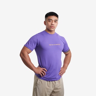 【Tumaz Apparel】託瑪斯經典素色男短袖上衣(暹羅紫)｜吸濕排汗 運動上衣 健身