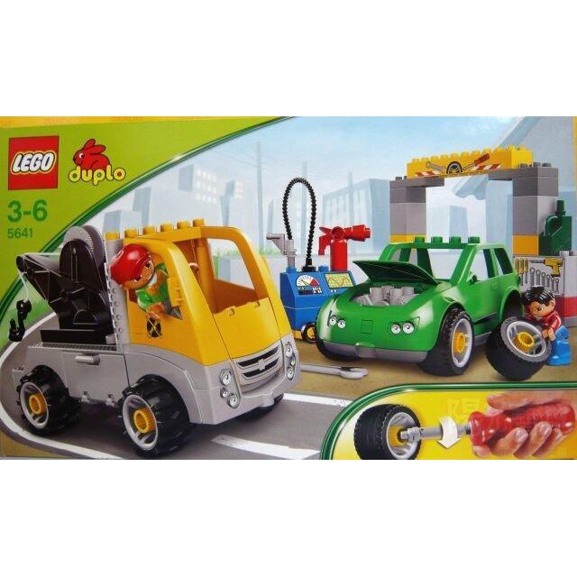 2009年LEGO 5641 得寶DUPLO 小鎮系列汽車維修站Busy Garage (二手商品) | 蝦皮購物