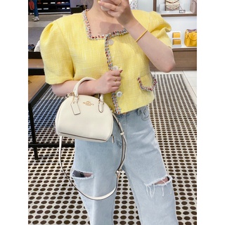 【預購】美國代購 Coach 新品 Sydney 防刮 皮革 保齡球包 饅頭包 手提 斜揹包 側揹包