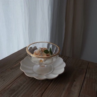 🔸現貨🔸Little Things| 推推！小高級金邊優格玻璃杯