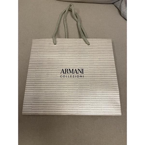 Armani專櫃正貨精品紙袋 尺寸20*22