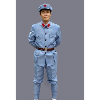 新款成人兒童紅軍演出服八路c軍新四軍抗戰影視服裝軍裝合c唱表演服 蝦皮購物