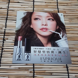 安室奈美惠 ESPRIQUE 台灣宣傳用廣告冊子