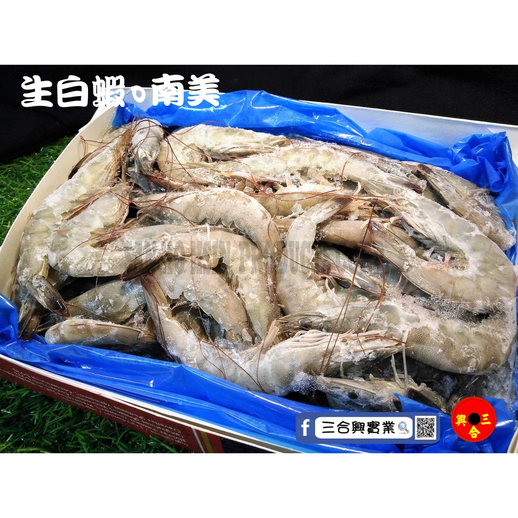 [三合興]生白蝦-南美 51/60冷凍海鮮