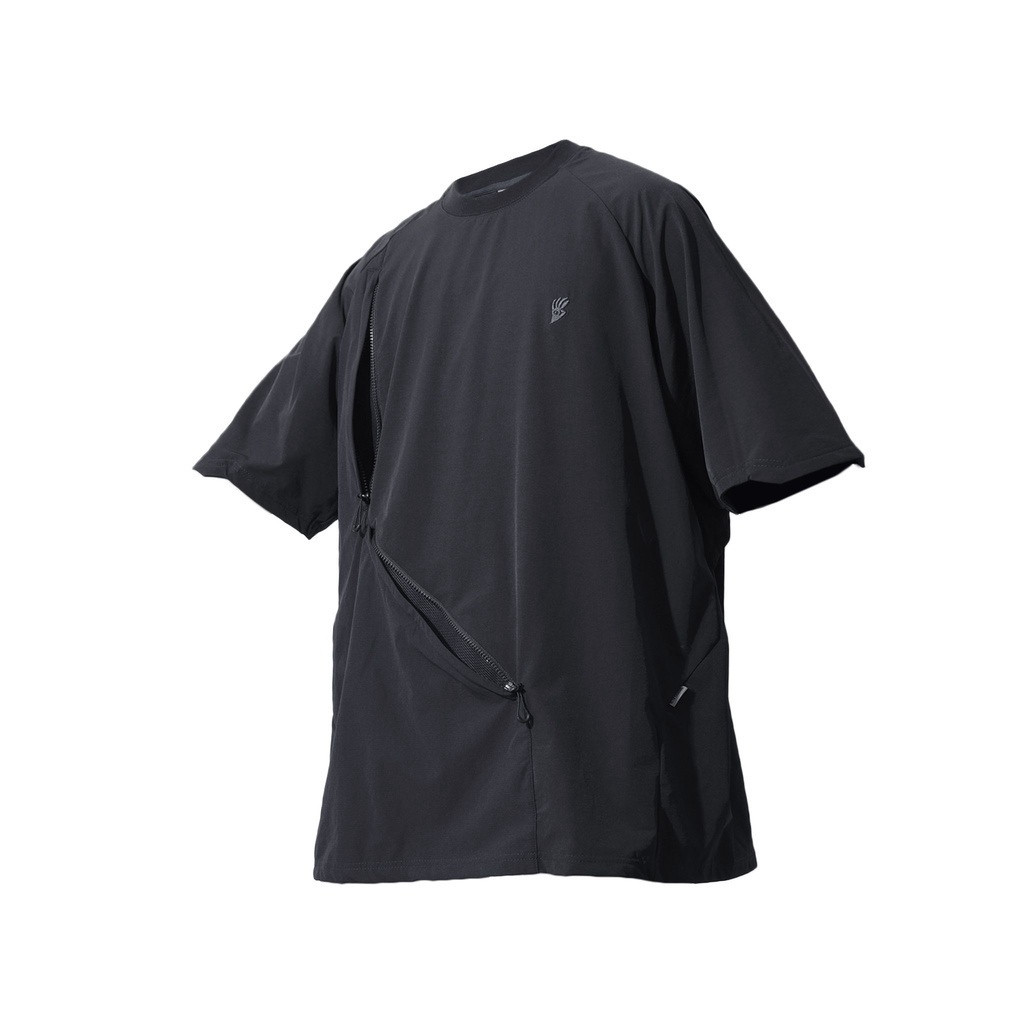 OCTO GAMBOL TH-061 Breathable Pipeline Nylon T-shirt 黑 XL