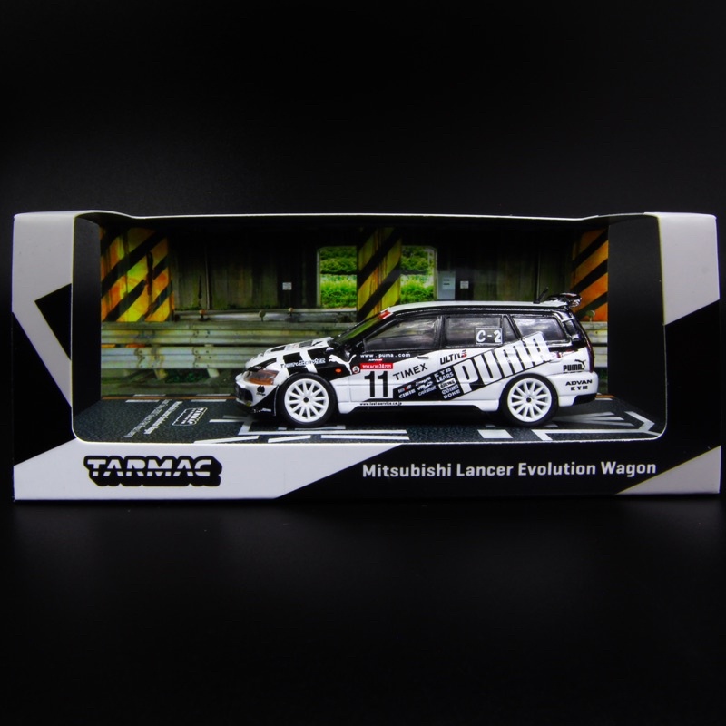 Tarmac Works 1/64 模型車 三菱 Mitsubishi Lancer EVO Wagon Puma