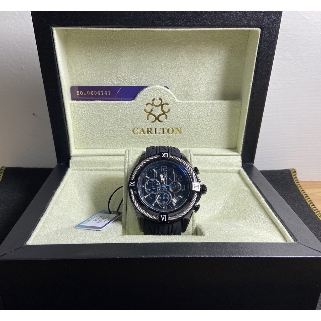 [出清求售]【全新】【CARLTON卡爾頓】藝術家幾何不規則造型男士腕錶 CA0192-2