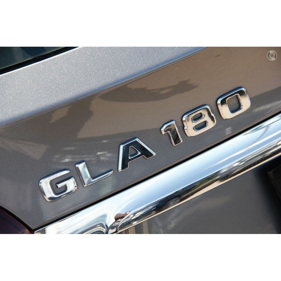 圓夢工廠 賓士 GLA X156 GLA180 GLA200 AMG 2016~19 後車箱字貼車標 鍍銀 消光黑