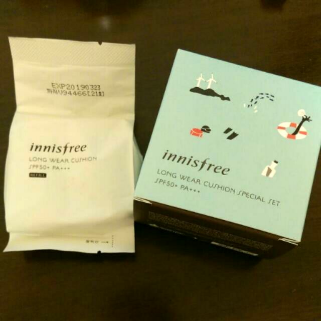 Innisfree 霧感持妝舒芙蕾粉餅補充蕊 色號21